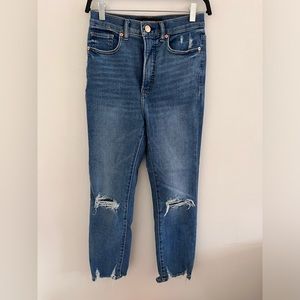 Express Slim Ankle Super High Rise